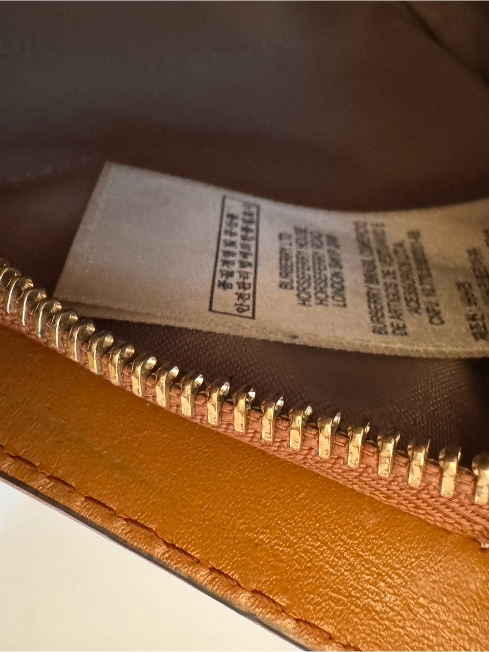 Burberry Clara Tan Nova Haymarket Check Mini Chain Shoulder Bag - Picture 7 of 10